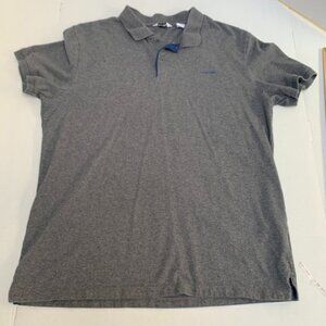 Calvin Klein mens size large golf polo shirt gray